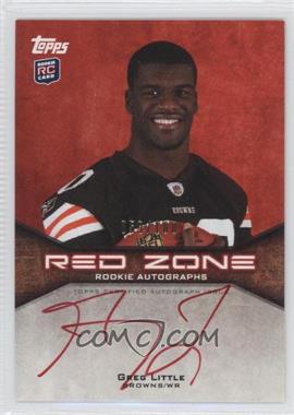 2011 Topps - Red Zone Rookie Autographs #RZRA-GL - Greg Little /100