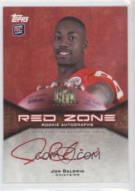 2011 Topps - Red Zone Rookie Autographs #RZRA-JB - Jon Baldwin /100