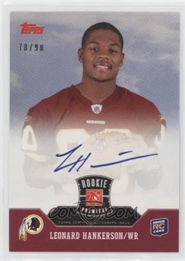 2011 Topps - Rookie Premiere Autographs #RP-LH - Leonard Hankerson /90