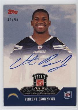 2011 Topps - Rookie Premiere Autographs #RP-VB - Vincent Brown /90