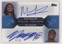 Mikel Leshoure, Titus Young #/25