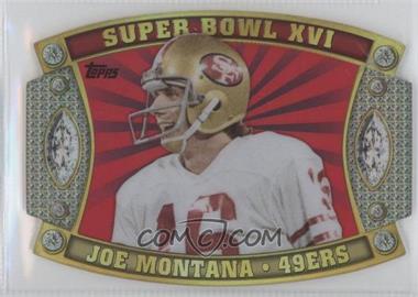 2011 Topps - Super Bowl Giveaway Die-Cut #SB-20 - Joe Montana