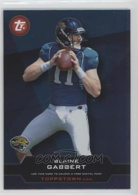 2011 Topps - Topps Town Redemption Code Cards #TT-30 - Blaine Gabbert