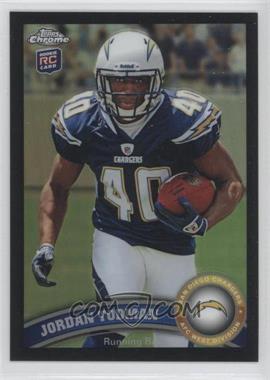 2011 Topps Chrome - [Base] - Black Refractor #135 - Jordan Todman /299