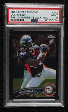 2011 Topps Chrome - [Base] - Black Refractor #212 - Von Miller /299 [PSA 9 MINT]