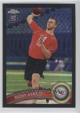 2011 Topps Chrome - [Base] - Black Refractor #53 - Ricky Stanzi /299