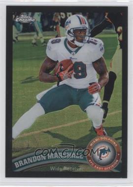 2011 Topps Chrome - [Base] - Black Refractor #59 - Brandon Marshall /299