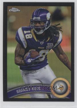 2011 Topps Chrome - [Base] - Black Refractor #84 - Sidney Rice /299