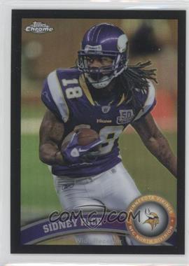 2011 Topps Chrome - [Base] - Black Refractor #84 - Sidney Rice /299