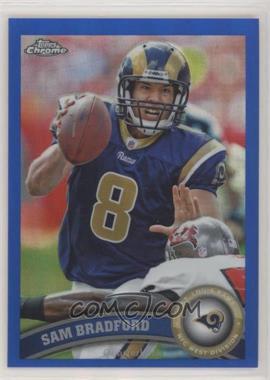 2011 Topps Chrome - [Base] - Blue Refractor #34 - Sam Bradford /199