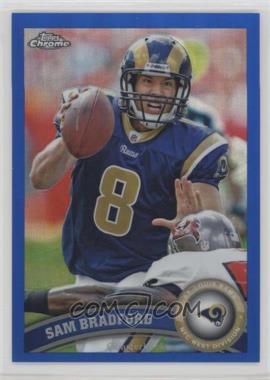 2011 Topps Chrome - [Base] - Blue Refractor #34 - Sam Bradford /199