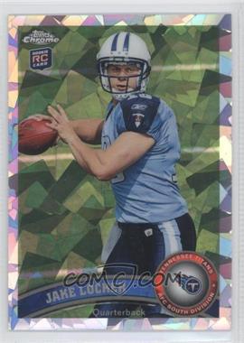 2011 Topps Chrome - [Base] - Crystal Atomic Refractor #185 - Jake Locker /139