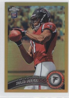 2011 Topps Chrome - [Base] - Gold Refractor #131 - Julio Jones /50