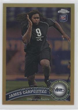 2011 Topps Chrome - [Base] - Gold Refractor #164 - James Carpenter /50