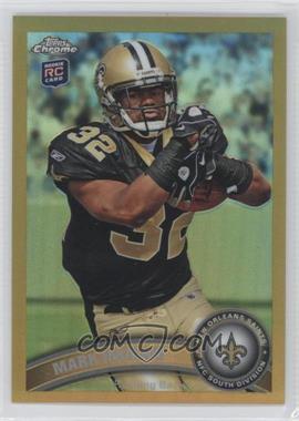 2011 Topps Chrome - [Base] - Gold Refractor #50 - Mark Ingram /50