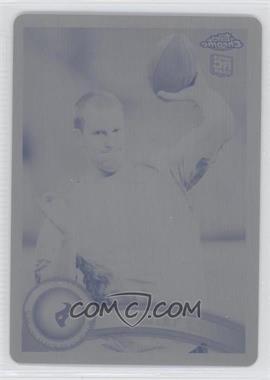 2011 Topps Chrome - [Base] - Printing Plate Black #159 - T.J. Yates /1