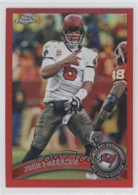 2011 Topps Chrome - [Base] - Red Refractor #177 - Josh Freeman /25