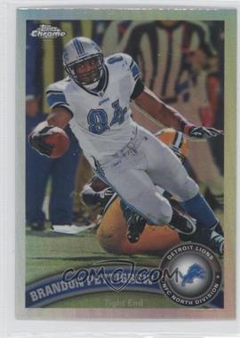 2011 Topps Chrome - [Base] - Refractor #49 - Brandon Pettigrew