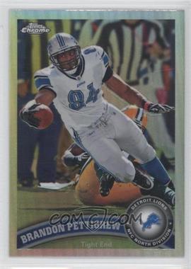 2011 Topps Chrome - [Base] - Refractor #49 - Brandon Pettigrew