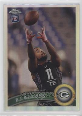 2011 Topps Chrome - [Base] - Refractor #65 - D.J. Williams [EX to NM]