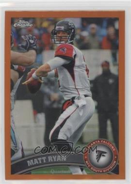 2011 Topps Chrome - [Base] - Retail Orange Refractor #140 - Matt Ryan