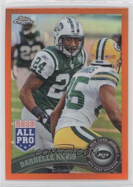 2011 Topps Chrome - [Base] - Retail Orange Refractor #15 - Darrelle Revis