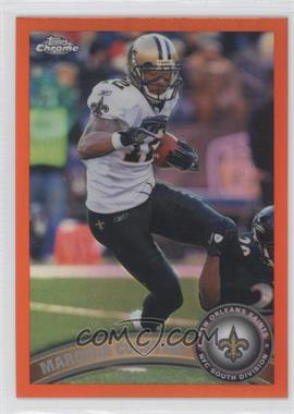 2011 Topps Chrome - [Base] - Retail Orange Refractor #154 - Marques Colston