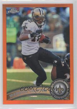 2011 Topps Chrome - [Base] - Retail Orange Refractor #154 - Marques Colston