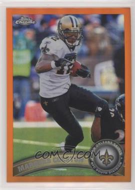 2011 Topps Chrome - [Base] - Retail Orange Refractor #154 - Marques Colston