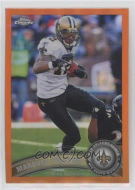 2011 Topps Chrome - [Base] - Retail Orange Refractor #154 - Marques Colston