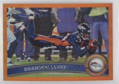 2011 Topps Chrome - [Base] - Retail Orange Refractor #162 - Brandon Lloyd