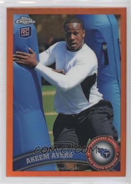 2011 Topps Chrome - [Base] - Retail Orange Refractor #166 - Akeem Ayers