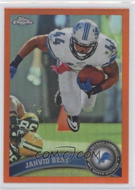 2011 Topps Chrome - [Base] - Retail Orange Refractor #197 - Jahvid Best