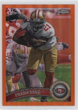 2011 Topps Chrome - [Base] - Retail Orange Refractor #201 - Frank Gore