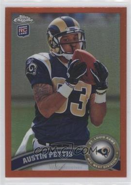 2011 Topps Chrome - [Base] - Retail Orange Refractor #208 - Austin Pettis