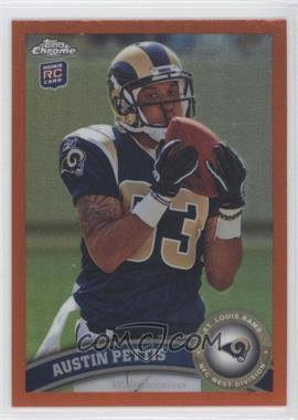 2011 Topps Chrome - [Base] - Retail Orange Refractor #208 - Austin Pettis