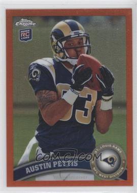 2011 Topps Chrome - [Base] - Retail Orange Refractor #208 - Austin Pettis