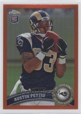 2011 Topps Chrome - [Base] - Retail Orange Refractor #208 - Austin Pettis