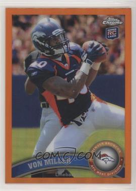 2011 Topps Chrome - [Base] - Retail Orange Refractor #212 - Von Miller