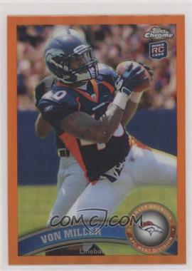 2011 Topps Chrome - [Base] - Retail Orange Refractor #212 - Von Miller