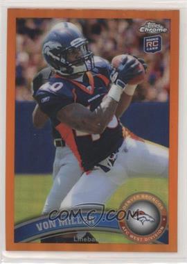 2011 Topps Chrome - [Base] - Retail Orange Refractor #212 - Von Miller