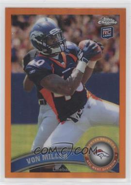 2011 Topps Chrome - [Base] - Retail Orange Refractor #212 - Von Miller