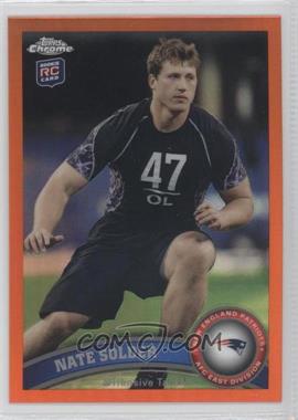 2011 Topps Chrome - [Base] - Retail Orange Refractor #215 - Nate Solder