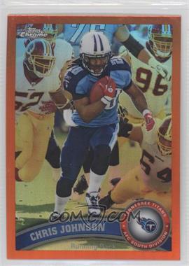 2011 Topps Chrome - [Base] - Retail Orange Refractor #30 - Chris Johnson