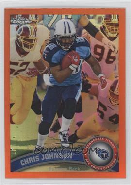 2011 Topps Chrome - [Base] - Retail Orange Refractor #30 - Chris Johnson