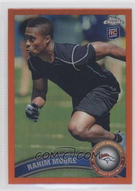 2011 Topps Chrome - [Base] - Retail Orange Refractor #44 - Rahim Moore