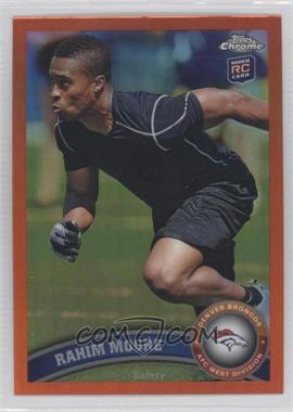 2011 Topps Chrome - [Base] - Retail Orange Refractor #44 - Rahim Moore