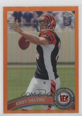 2011 Topps Chrome - [Base] - Retail Orange Refractor #51 - Andy Dalton