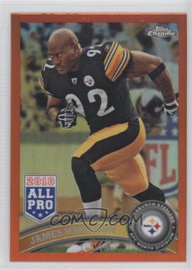 2011 Topps Chrome - [Base] - Retail Orange Refractor #52 - James Harrison