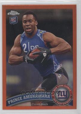 2011 Topps Chrome - [Base] - Retail Orange Refractor #6 - Prince Amukamara